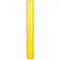 72" High Density Polyethylene, Smooth Bollard Cover for 8-7/8" dia. Post; Yellow