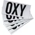 Lettering, Die Cut, Oxy, 4 In