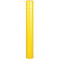 60" Low Density Polyethylene, Smooth Bollard Cover for 10-7/8" dia. Post; Yellow