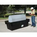 Ultratech Uncovered, Polyethylene Containment Sump; 275 gal. Spill Capacity, No Drain Included, Black