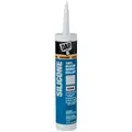 DAP Window And Door 100% Silicone Rubber Sealant, 10.1 oz., Cartridge, Clear