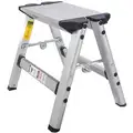Xtend+Climb 1-Step, Aluminum Step Stand with 225 lb. Load Capacity, Silver