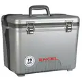 Engel 19 qt. Personal Cooler with Ice Retention of Up to 10 days; Silver, Holds 30 Cans