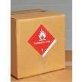Shipping Labels, Flammable Liquid (Blank), Paper, 4" Height, PK 100