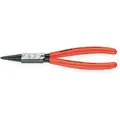 Internal Retaining Ring Pliers, For Bore Dia.: 3/4" to 2-3/8", Tip Angle: 0, Tip Dia.: 0.078