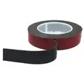 Silvertape Acrylic Foam Double Sided Tape, Acrylic Adhesive, 45 mil Thick, 1" X 5-1/2 yd, Black