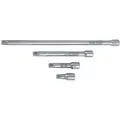 1-3/4", 3", 6", 12" Socket Extension Set with 3/8" Drive Size and Chrome Finish