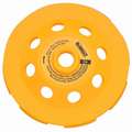 Dewalt 5" Cup Segment Cup Grinding Wheel, 5/8"-11 Arbor, 12, 200 RPM, Segments: 1