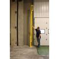 Ps Doors Single Opening Loading Dock Safety Gate, 43.32" Gate Height, 11 to 13 ft. Opening Width, Manual