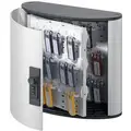 Durable Key Box: Wall Mount, 54 Key Capacity (Units), Key Hooks