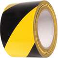 Incom Manufacturing Marking Tape, Striped, Continuous Roll, 3" Width, 1 EA