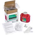 Stericycle Sharps Mailback System, Screw On Lid Type, Plastic, Red (Container), White (Disposal Box)