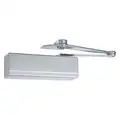 Sargent 1431 Series, Heavy Duty, Non Hold Open Door Closer; 2-1/4" Wall Projection, Silver