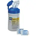6" x 7-1/2" Hand Sanitizer Wipes, 135 Wipes per Container, 1 EA