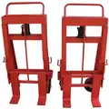 Dayton Machinery Mover Hand Truck, 2000 lb., Steel, Number of Rollers 4, 2 PK