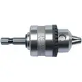 Keyed Drill Chuck, 0.0625" to 0.250" Capacity, 1/4" Mounting Size