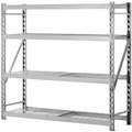 Sandusky 4 Shelf, Freestanding Bulk Storage Rack; 2000 lb. Load Capacity per Shelf, 24" D x 72" H x 77" W