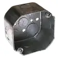 Raco Electrical Box, Octagon, Number of Gangs 2, Galvanized Steel, 2-1/8" Nominal Depth