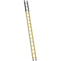 Werner 16 ft. Fiberglass Manhole Ladder with 375 lb. Load Capacity, Round Rungs