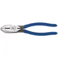 Linemans Plier: Flat, 8-5/8"Overall Lg, 1-1/2" Jaw Lg, 1-1/4" Jaw Wd, 5/8" Jaw Thick