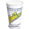 Sqwincher Disposable Cold Cup: Paper, Wax, 12 oz. Capacity, White, 100 PK