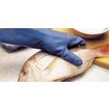 Alphatec Chemical Resistant Gloves, Size 8, 12"L, Blue, 1 PR