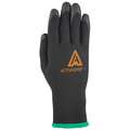 Cold Protection Gloves, Acrylic Lining, Knit Wrist Cuff, Black, 7, PR 1