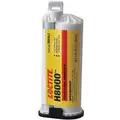 Loctite Acrylic Adhesive: AA H8000, Ambient Cured, 50 mL, Dual-Cartridge, Green, Paste