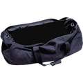 Allegro Duct Storage Bag, Polyester, For Use With 12", 16", 20" Confined Space Duct, Black