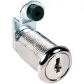 Compx National Alike-Keyed Standard Keyed Cam Lock Key # C346A, For Door Thickness (In.): 7/8, Bright Nickel
