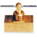 Needle Valve: Straight Fitting, Brass, 1/8 in Pipe Size, FNPT x FNPT