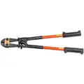 Klein Tools Bolt Cutter, Handle Material Steel, 18"Overall Length, Center Cutting Action
