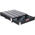 Weather Guard Truck or Van Storage Drawer with 4 Compartments; 48 in. D x 12-3/8 in. H x 39-5/8 in. W, Black