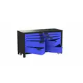 Swivel Pro Series Industrial Premium Duty Rolling Tool Cabinet with 10 Drawers; 24-1/4" D x 35-1/2" H x 60" W