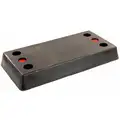 Dock Bumper: 12 in Overall Ht, 24 in Overall Wd, 3 in Overall Dp, Bolt On Mounting, 4 Mounting Holes
