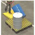 66 gal. High Density Polyethylene Drum Spill Containment Pallet for 4 Drums