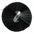 Vikan Stiff Bristle, 5.75 inch Straight Handled Tube and Pipe Brush, Black