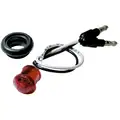 Peterson LED Dot Light With Grommet Red 176Kr