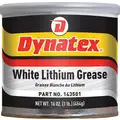 Dynatex White Lithium Grease, 1 Lb Tub, Amber, Flammable, NLGI Grade: 2