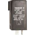 Tridon 2-Prong Electro-Mechanical Flasher, 36 A, 12 V, Black