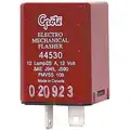 Grote 2-Prong Electro-Mechanical Flasher, 25 A, 11-15 V, Red