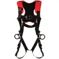 Protecta Full Body Harness: Climbing/Positioning, Vest Harness, Back/Chest/Hips, Steel, Back/Shoulder