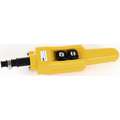 KH Industries 2-Button Up/Down Pendant Push Button Station, 1NO, NEMA Rating 4X, Yellow