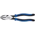 Linemans Plier: Flat, 9-1/2"Overall Lg, 1-5/8" Jaw Lg, 1-1/4" Jaw Wd, 5/8" Jaw Thick