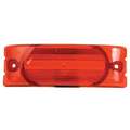 Grote 90172 Rectangular Clearance Marker Replacement Lens; Red