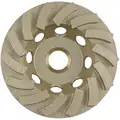 Cup Segment Cup Grinding Wheel, 7", 5/8"-11 Arbor Size, 8, 730 RPM Max. RPM