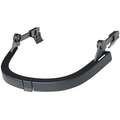 North Safety Faceshield Bracket: Nylon, Black, Dielectric Protection, Face Shield Bracket