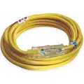 50 ft., Heavy Duty Lighted Extension Cord, 120VAC, 10/3, Yellow, Lighted End