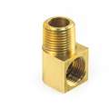 90&deg; Male Elbow, Inverted Flared Fitting, Brass, 1/8" x 1/8"