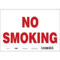 Vinyl No Smoking Sign with No Header, 7" H x 10" W